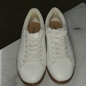 Torrid Cream Lace-Up Sneakers